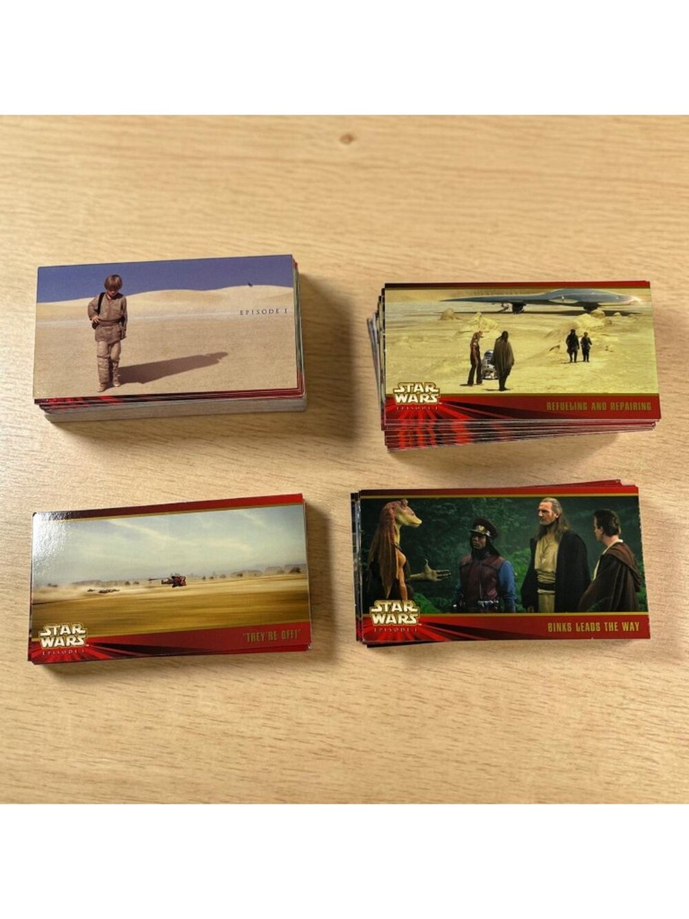 Star Wars Episode 1 Widevision Trading Base Card Set (Missing Card 57) - 1999